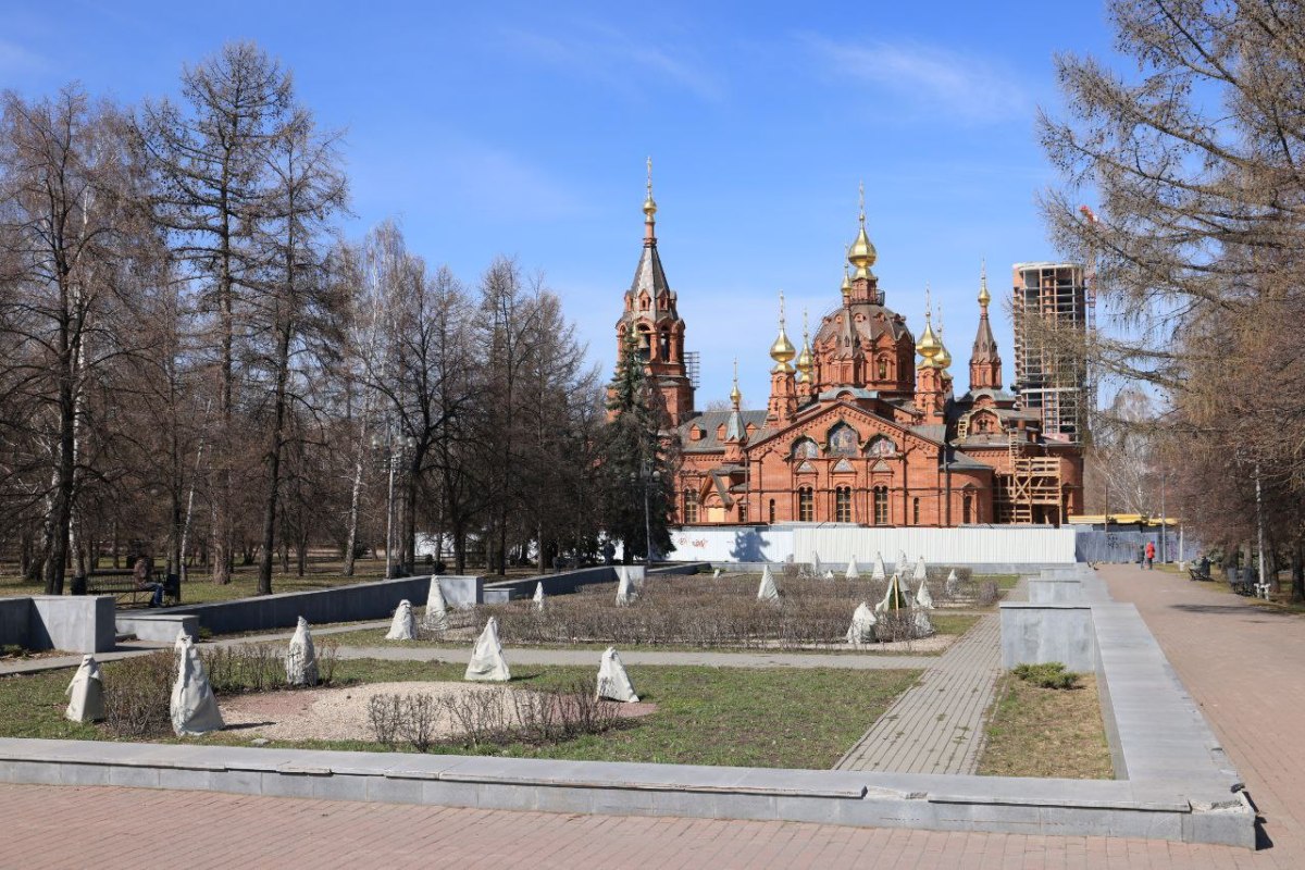 Особый проект благоустройства реализуют вокруг храма на Алом поле в Челябинске*1