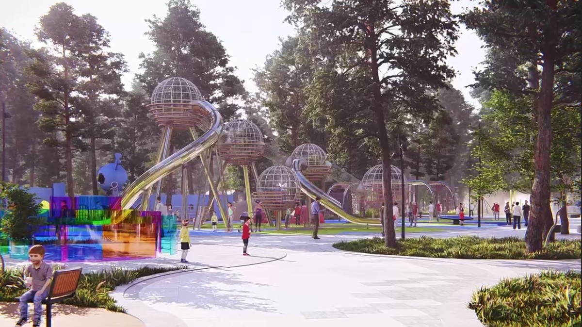 В Челябинске презентовали проект преображения парка имени Гагарина*