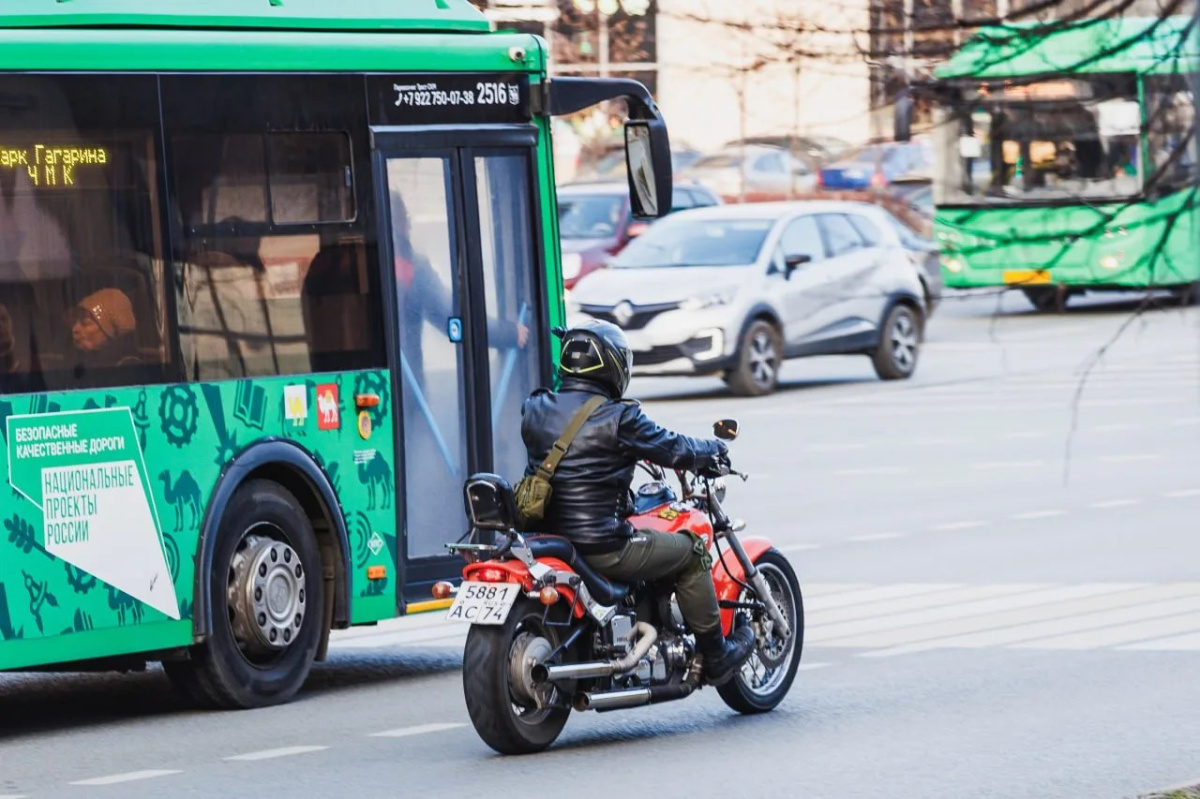 В Челябинске составили топ байкерских нарушений за неделю*