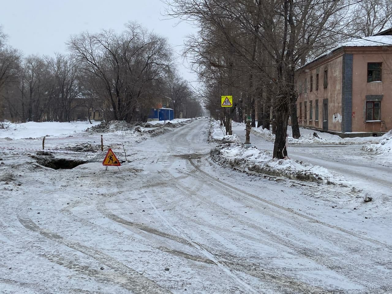 Крупную коммунальную аварию в Челябинске устранили