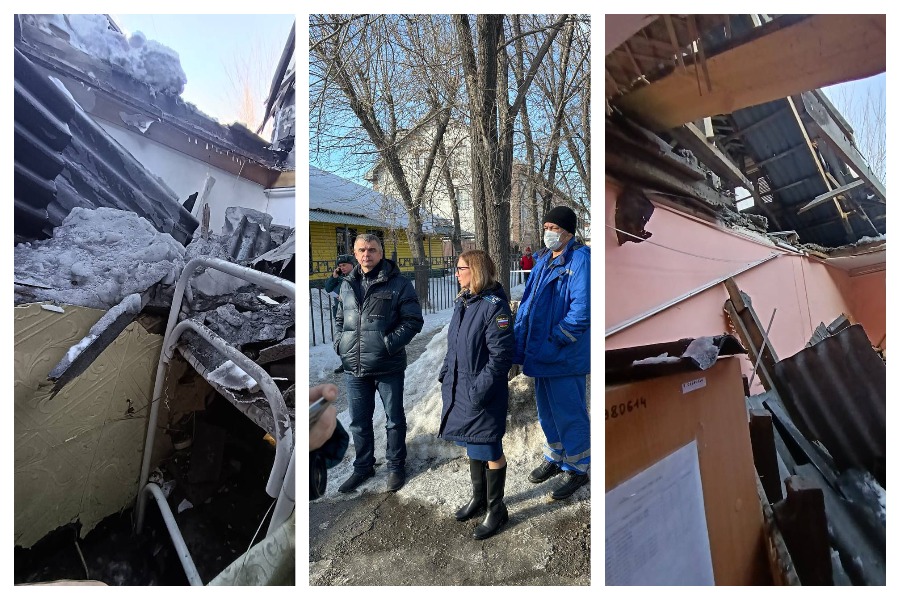 Четыре человека пострадали при обрушении в социальном центре Челябинска*