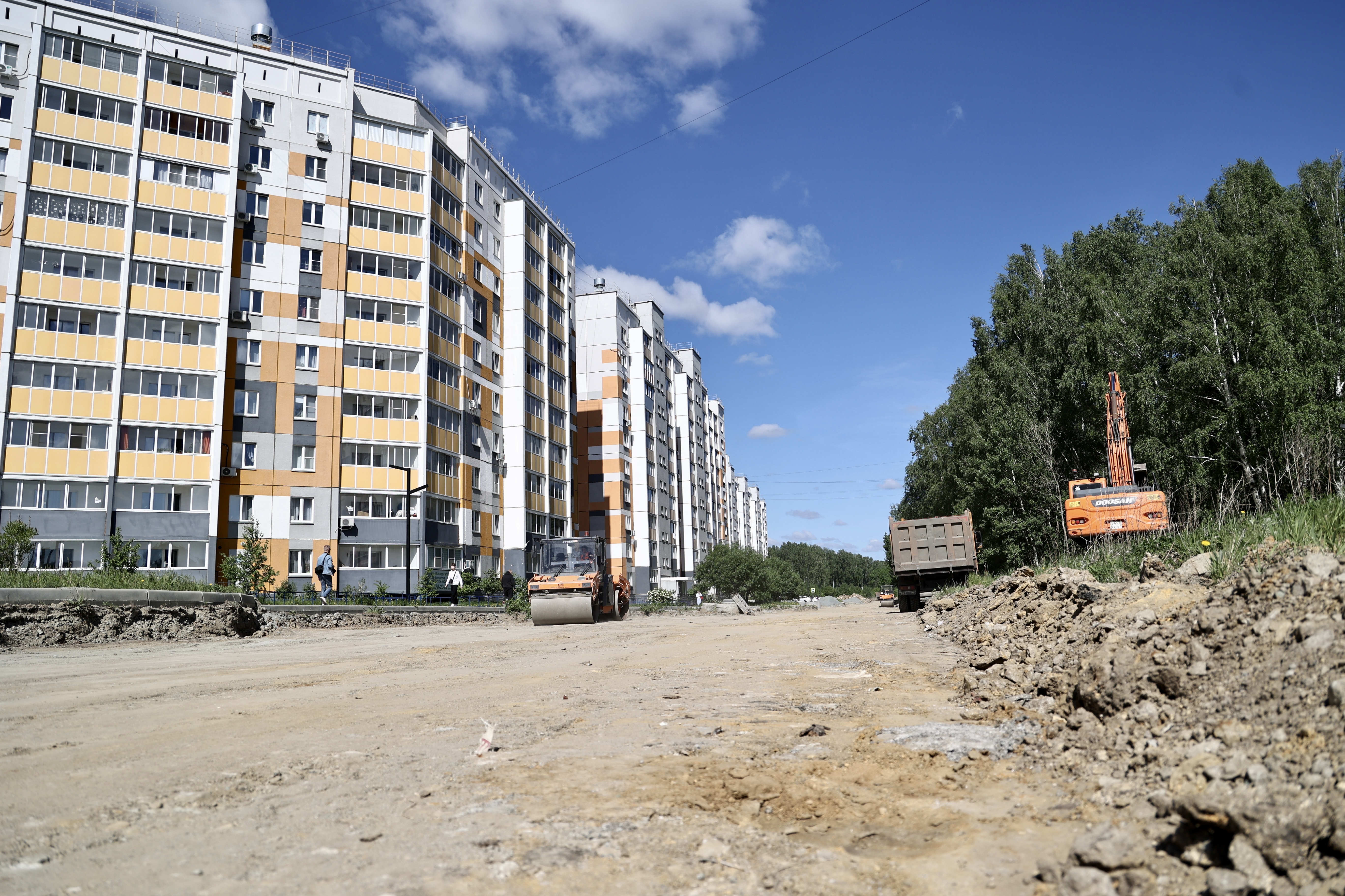 В Челябинске стартовала стройка долгожданной дороги на Клайна