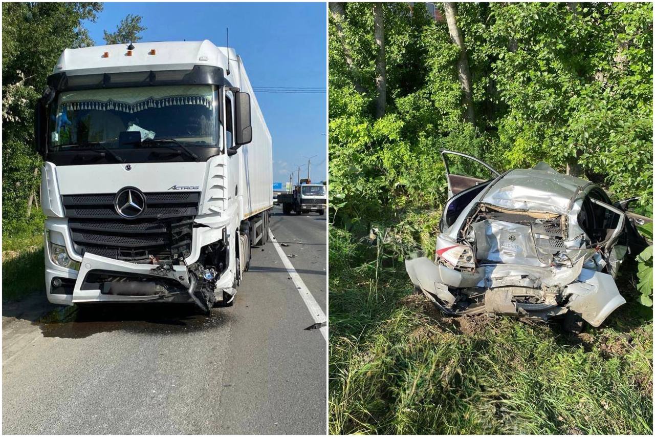 Пассажир Renault погиб после ДТП с фурой на трассе под Челябинском