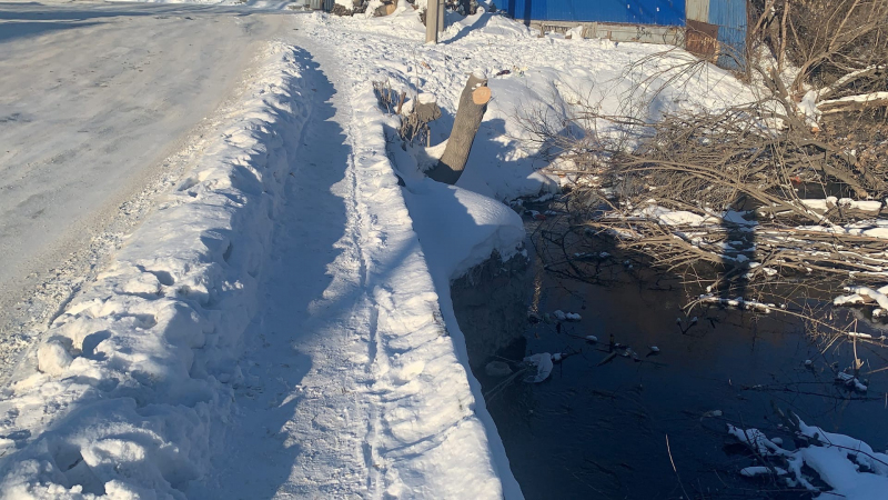 В Челябинске труженик тыла замерз насмерть, упав с моста в воду