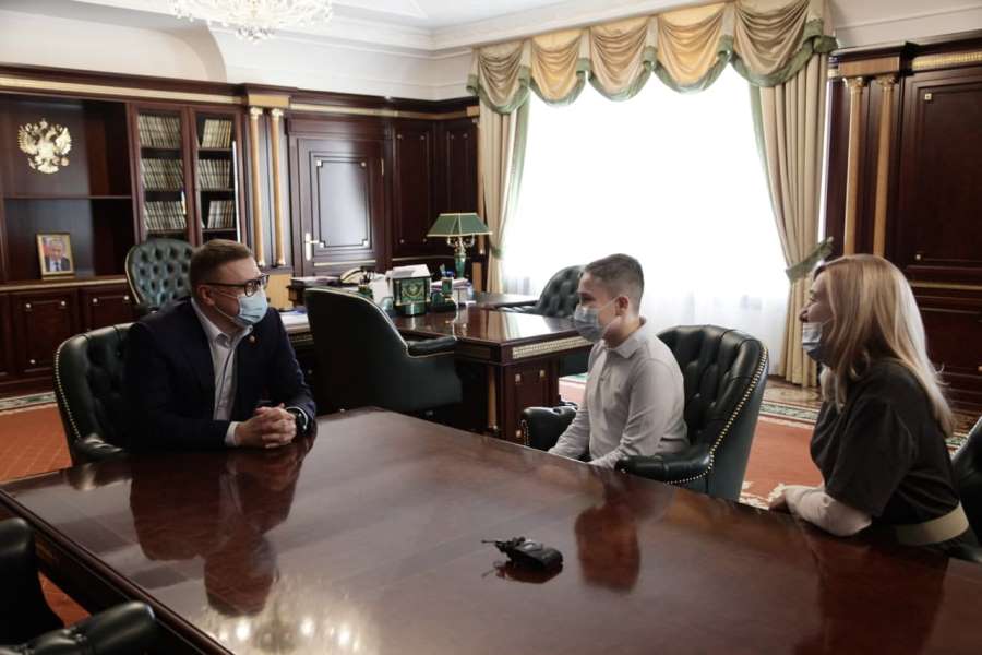 Алексей Текслер обсудил с семиклассником будущее Челябинской области