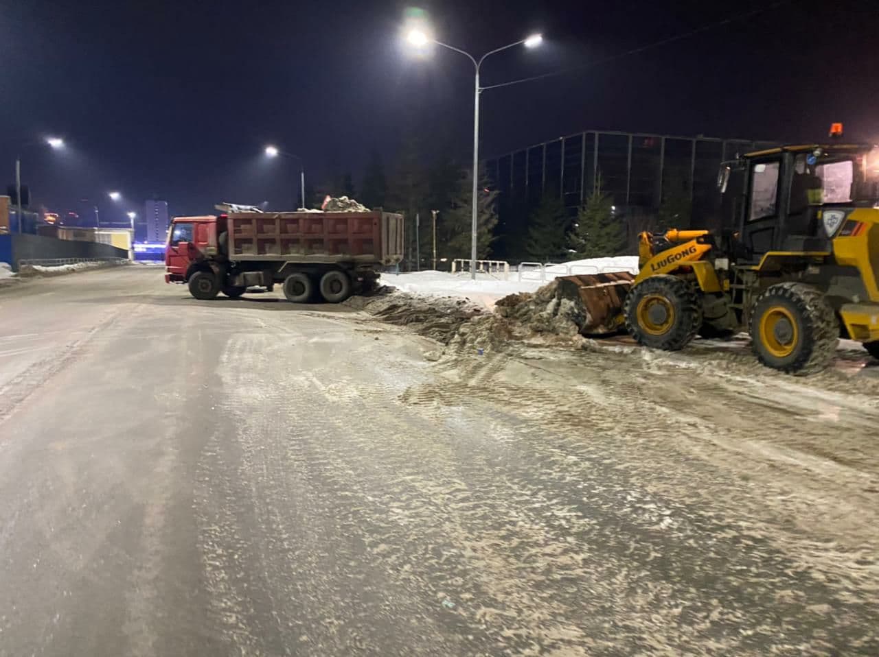 Более пяти тысяч тонн снега после уборки увезли из Челябинска
