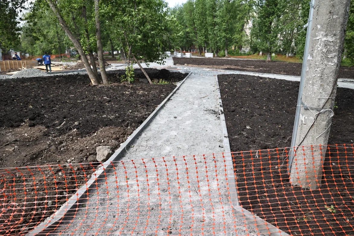 Батуты и пергола-фотозона появятся в парке на северо-западе Челябинска