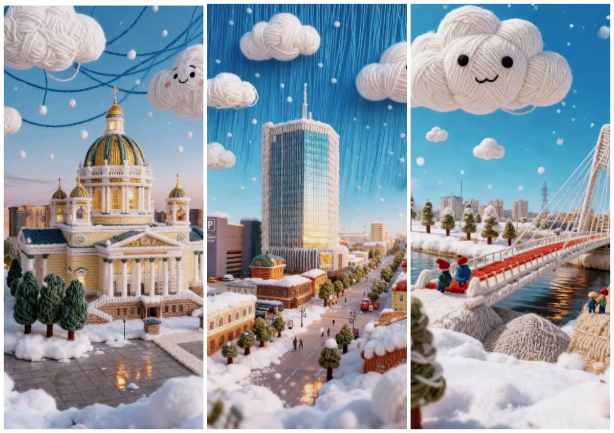 Самый мягкий и пушистый: фотограф сделал Челябинск героем милого видео*