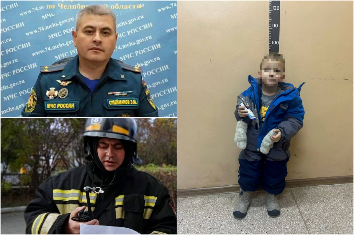 В Снежинске пожарный помог вернуть домой потерявшегося малыша*