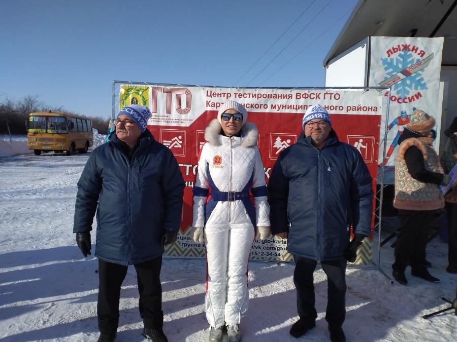 Ирина Текслер посетила «Лыжню России» в Карталинском районе