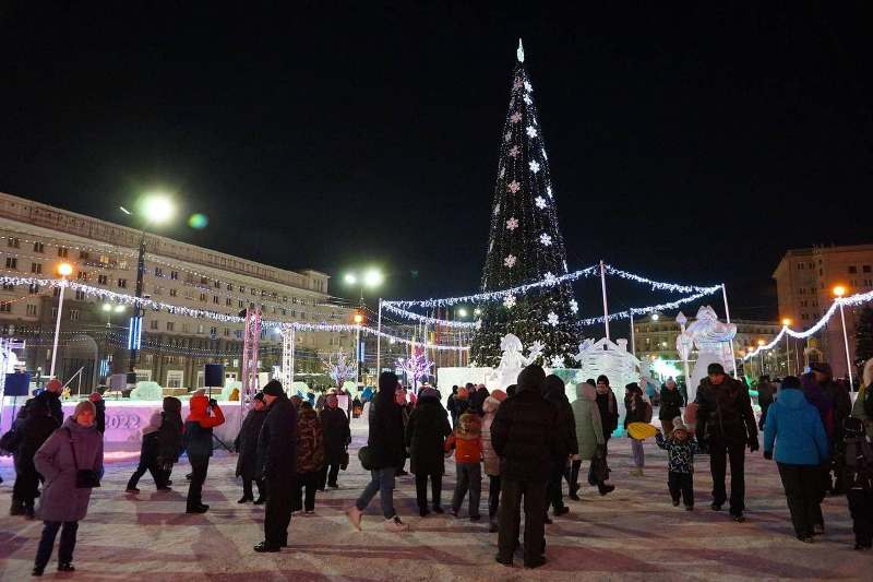 В Челябинске собрались демонтировать главный ледовый городок*1