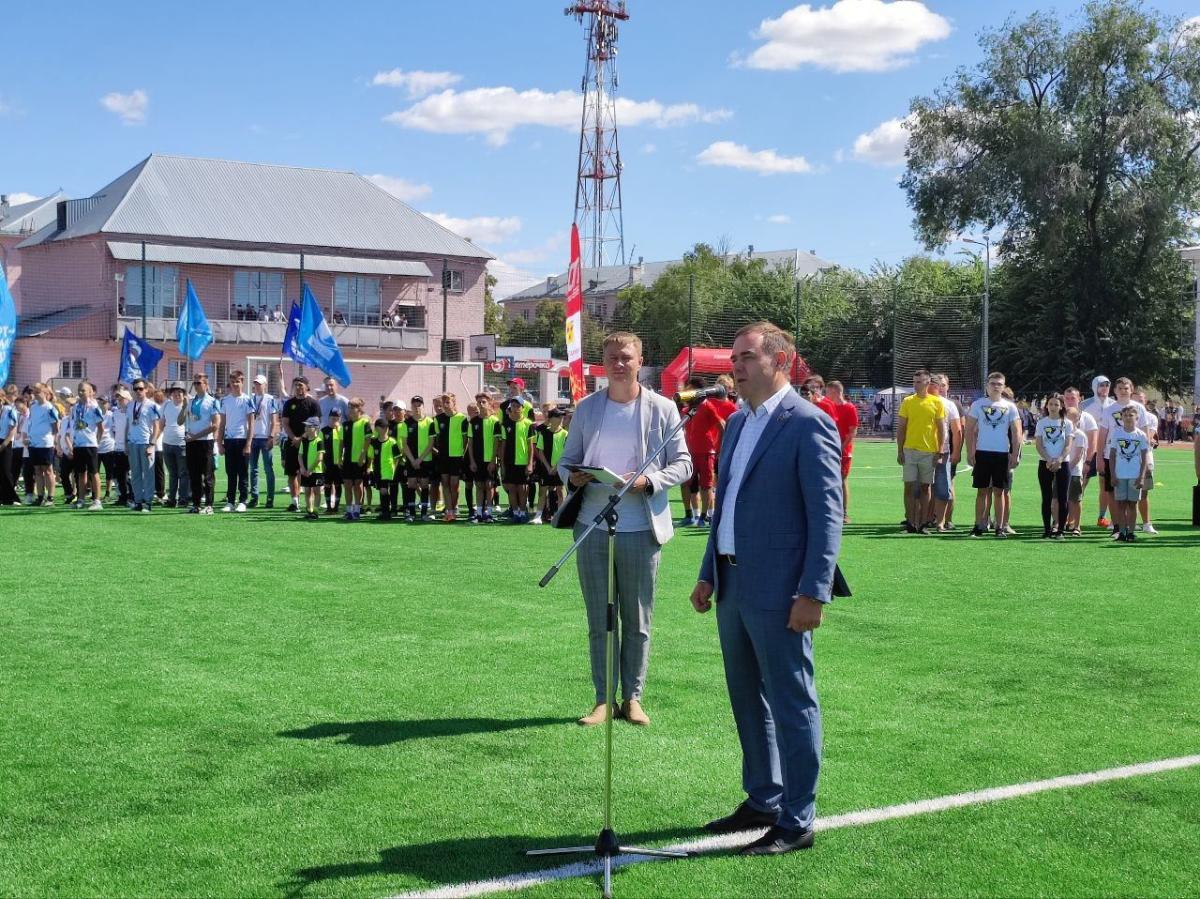 Александр Лазарев открыл стадион в Троицке и фестиваль ГТО в Южноуральске