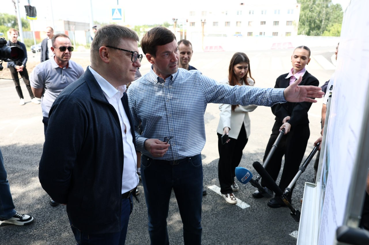 В Челябинске открыли движение по путепроводу в поселке Новосинеглазово