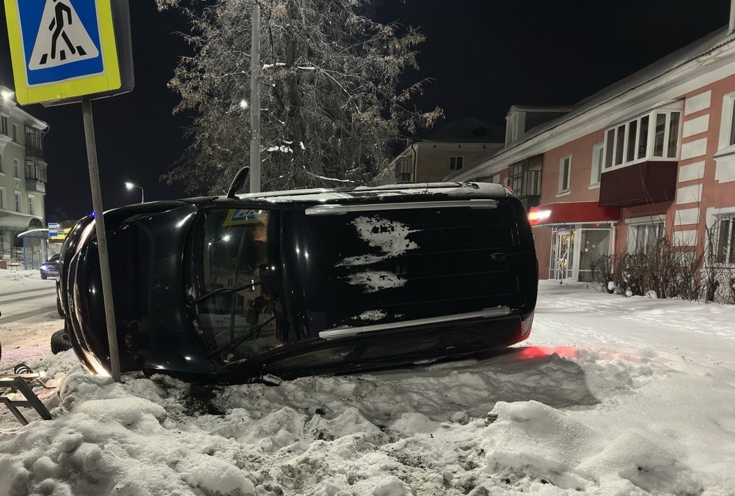 Пьяный бесправник перевернул KIA при побеге от ДПС в Чебаркуле*