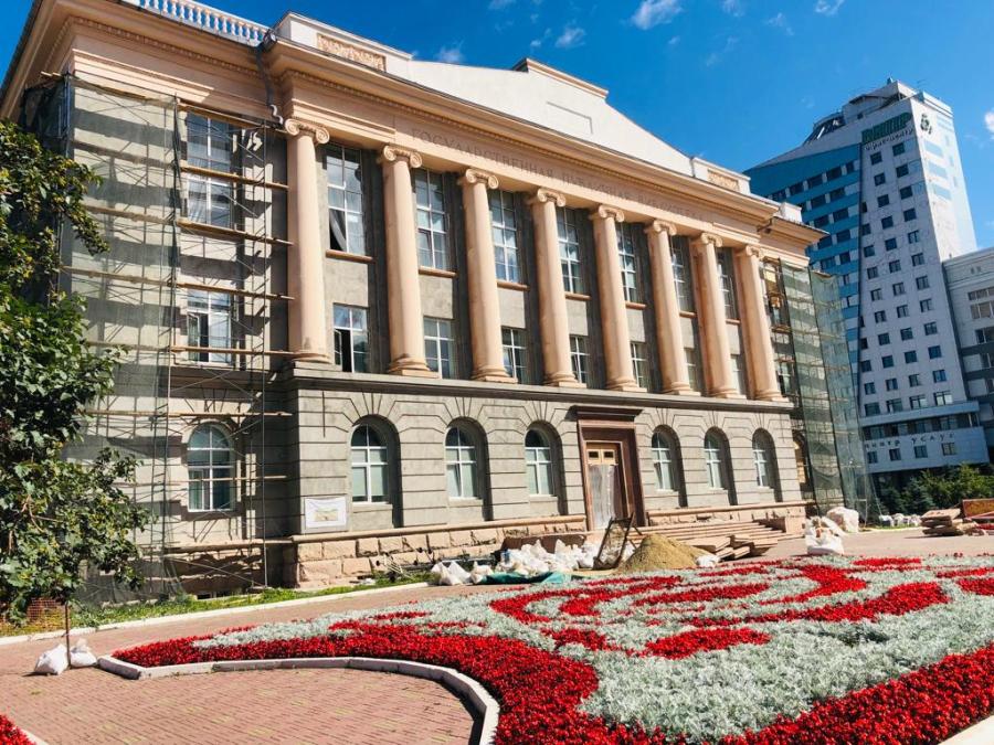 Ремонт фасада Публичной библиотеки в Челябинске закончат досрочно
