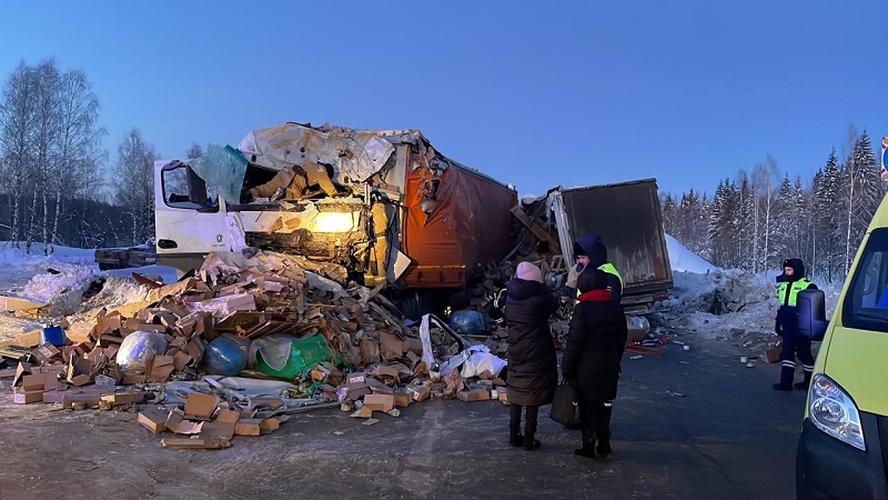 В Челябинской области смертельное ДТП с фурами заблокировало движение по М-5
