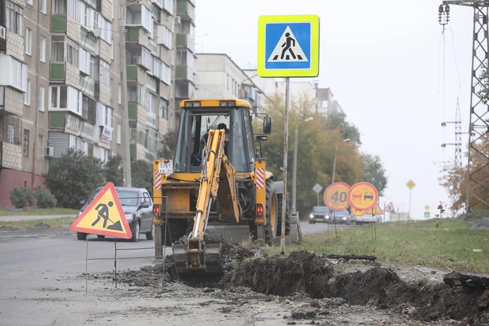 Перекресток в Ленинском районе Челябинска закрыли еще на месяц*1