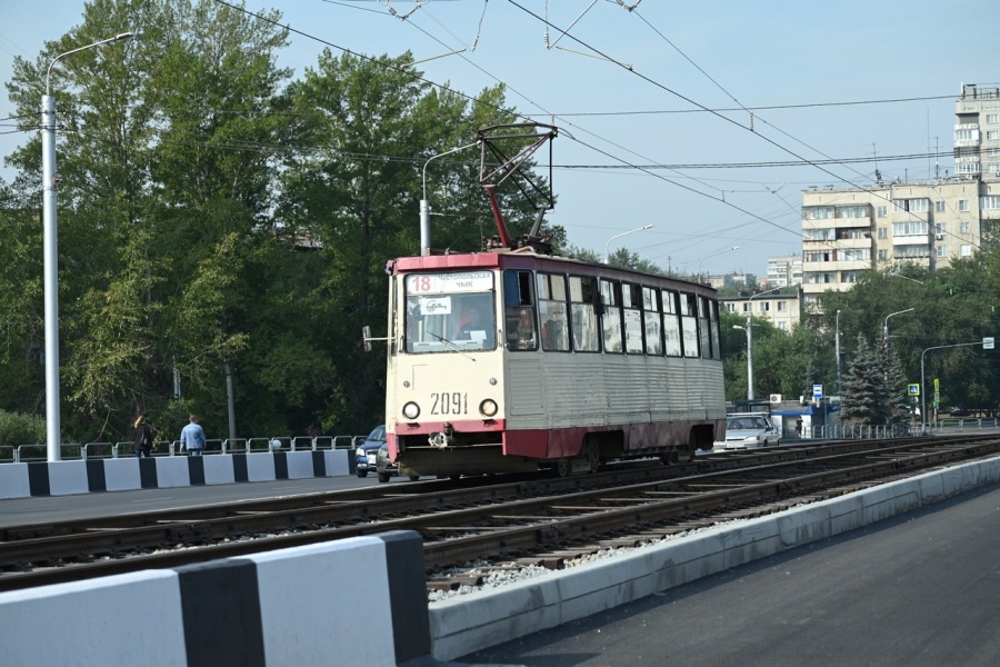 19 мая закроют движение трамваев по участку проспекта Победы в Челябинске*1