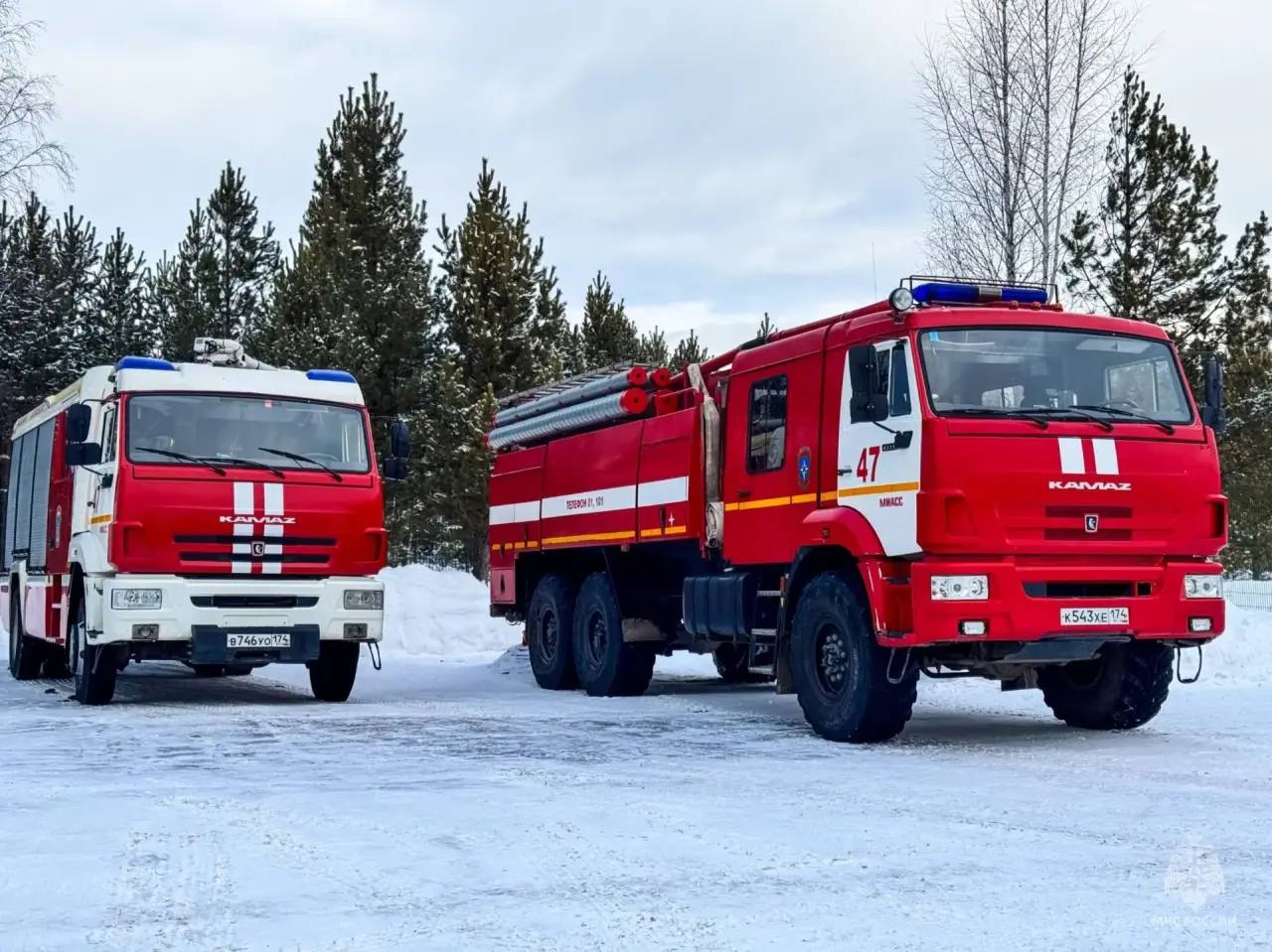 Пожарно-спасательный гарнизон Миасса отработал ЧП на горнолыжном склоне