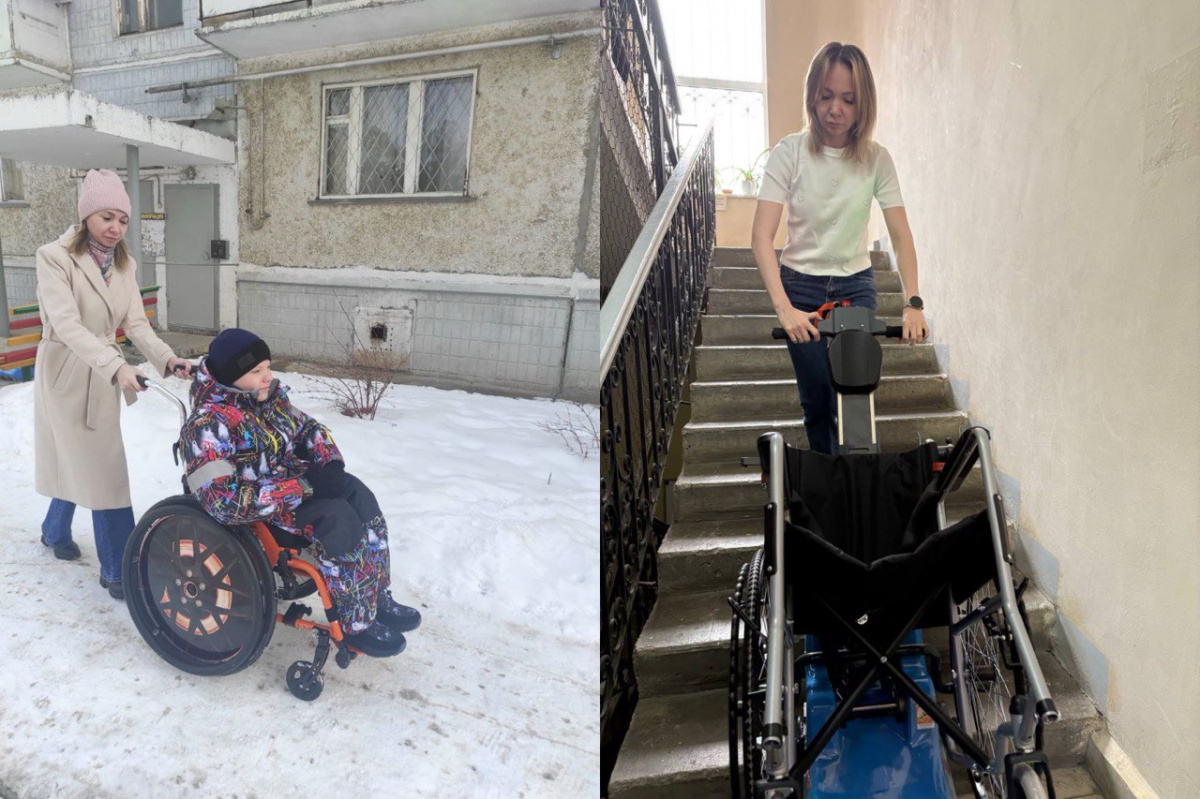 В Чебаркуле семье участника СВО подарили ступенькоход для сына с редкой болезнью*