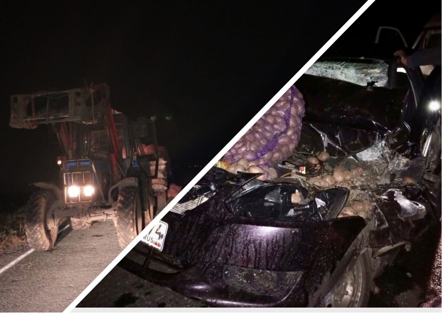 Водитель погиб в жутком ДТП с трактором в Челябинской области