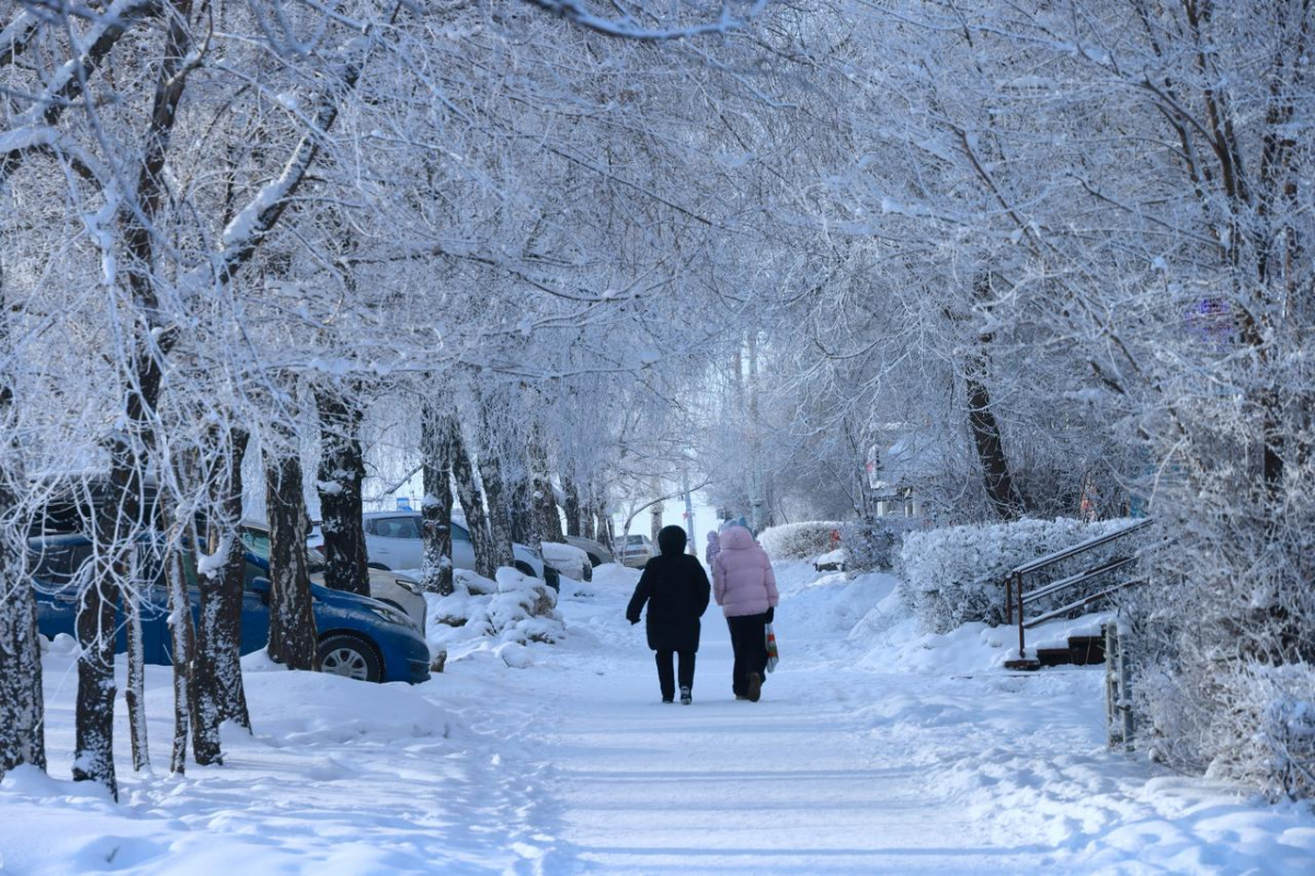 Морозы до -40 градусов ожидают в ночь на 24 января в Челябинске*1