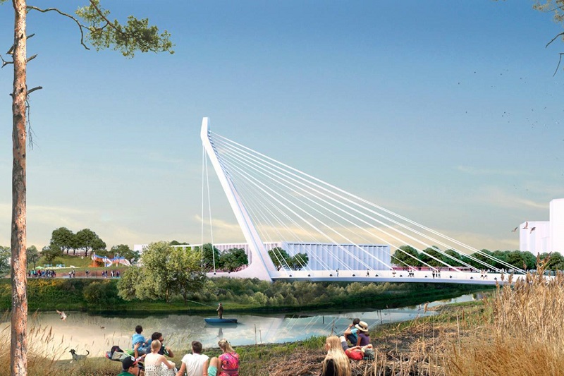 В Челябинске в следующем году появится новый велопешеходный мост