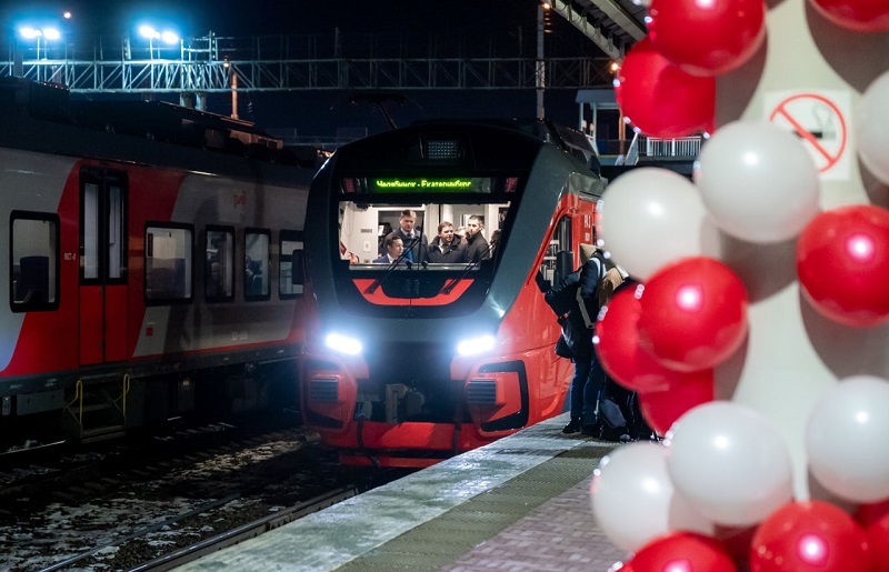 Количество рейсов поезда Челябинск-Екатеринбург удвоят с февраля