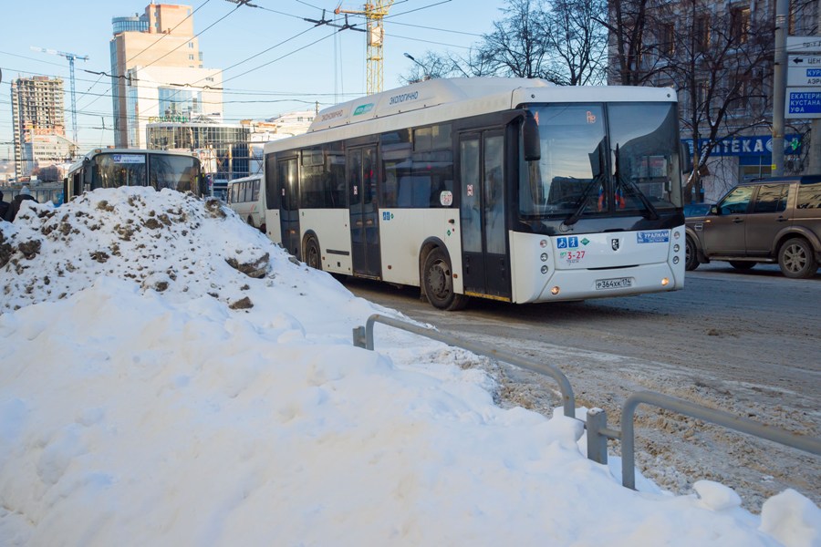 Автобус №33 изменит маршрут из-за строительства метротрама в Челябинске