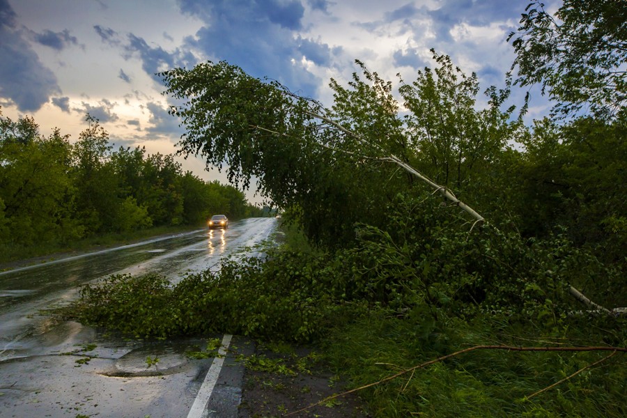 На Челябинскую область надвигается шторм с градом