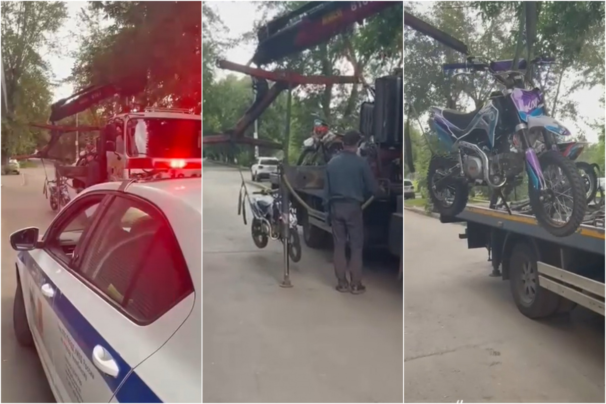 Подростка на питбайке задержали в Челябинске за нарушение ПДД*