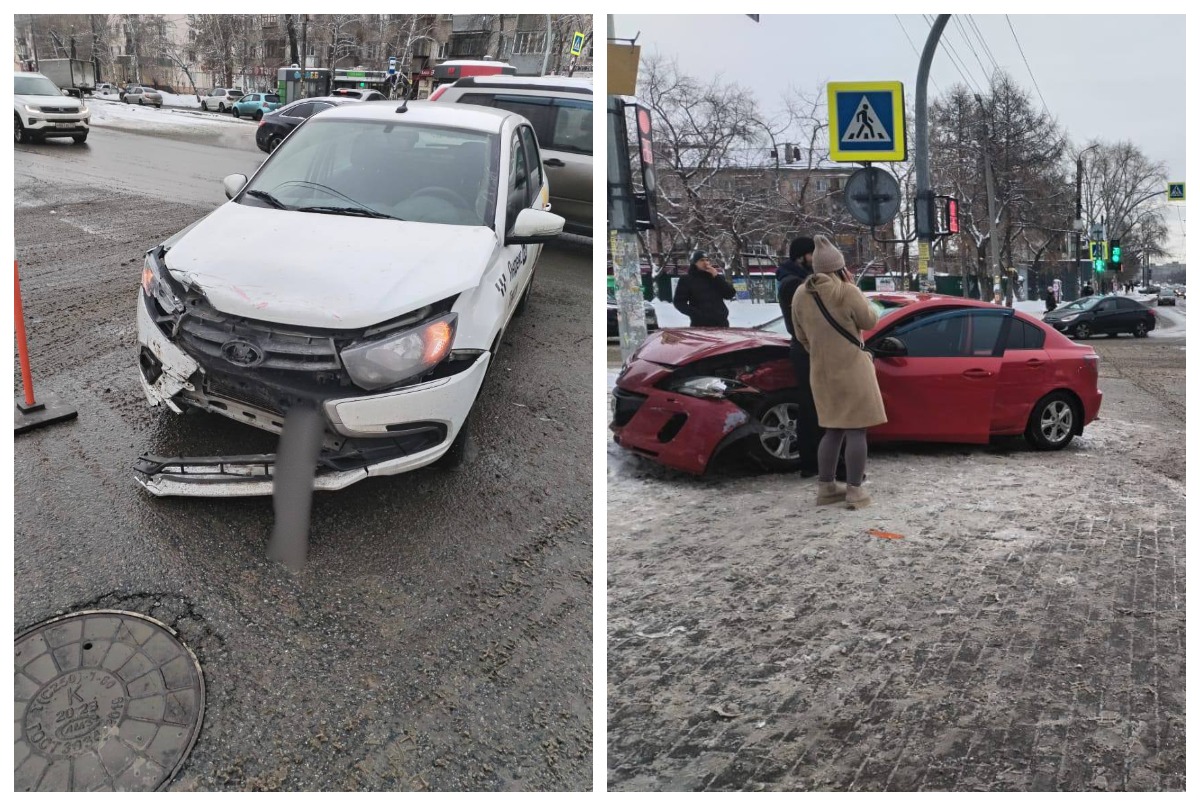 Ребенок пострадал в ДТП с автомобилем такси в Челябинске*