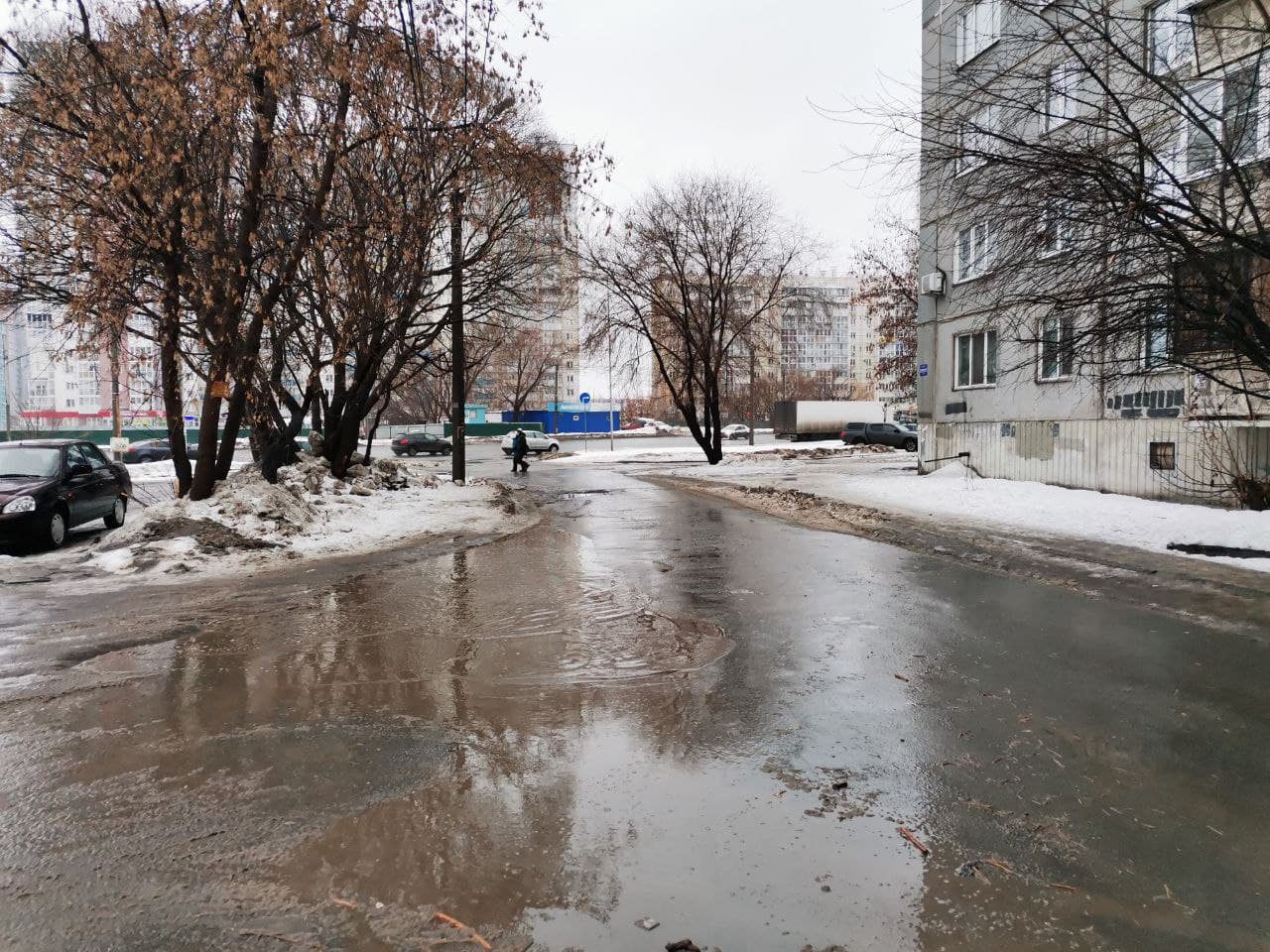 Челябинцев удивил дождь в начале февраля
