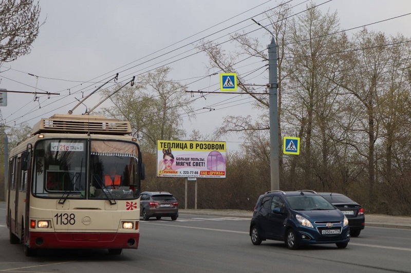 Садовый троллейбус перестанет курсировать в эти выходные в Челябинске
