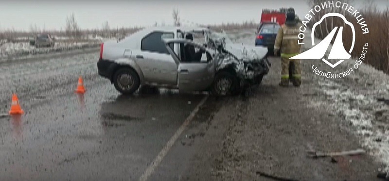 В Челябинской области пять человек разбились в массовой лобовой аварии 