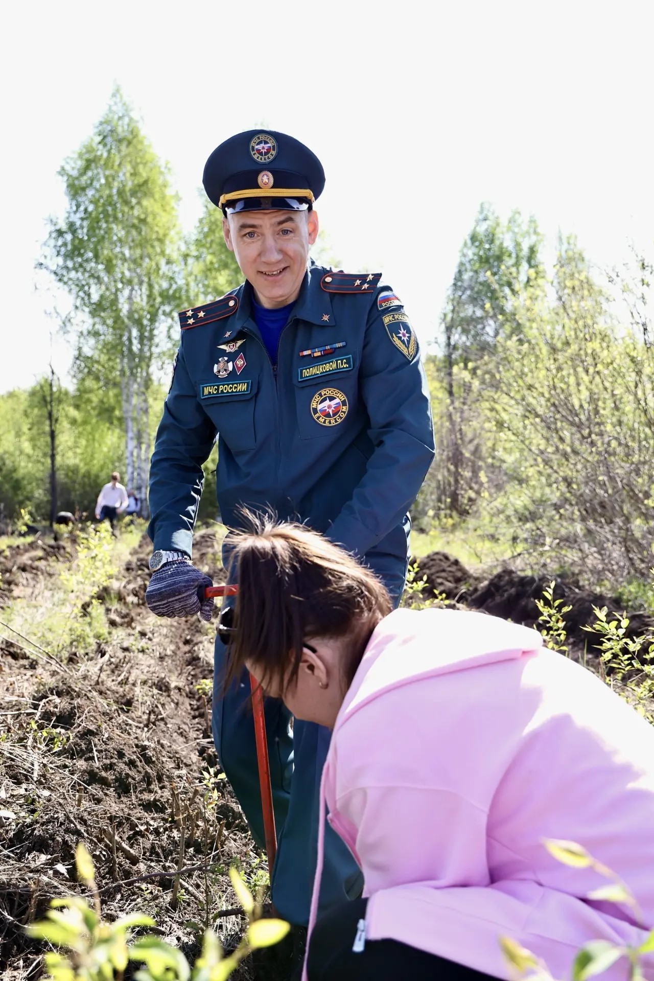 Сосновый строй заступил на вахту памяти и чистого воздуха в Челябинске