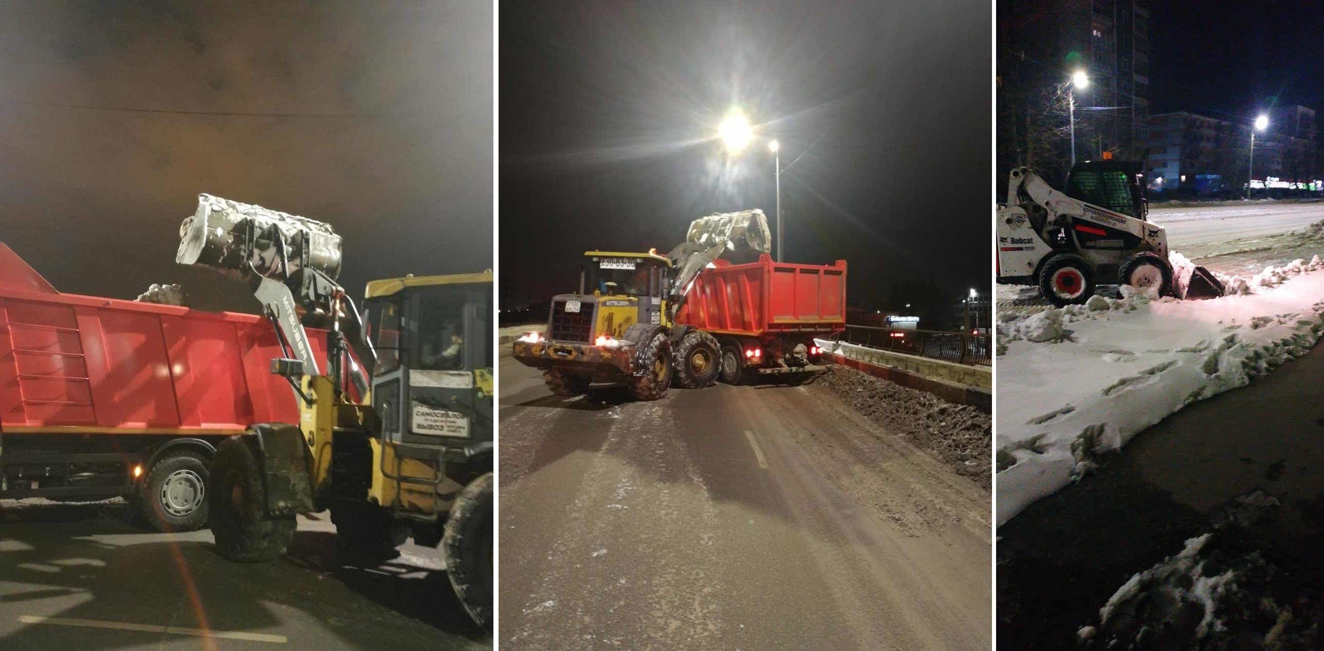 245 дорожных рабочих расчищают снег в Челябинске