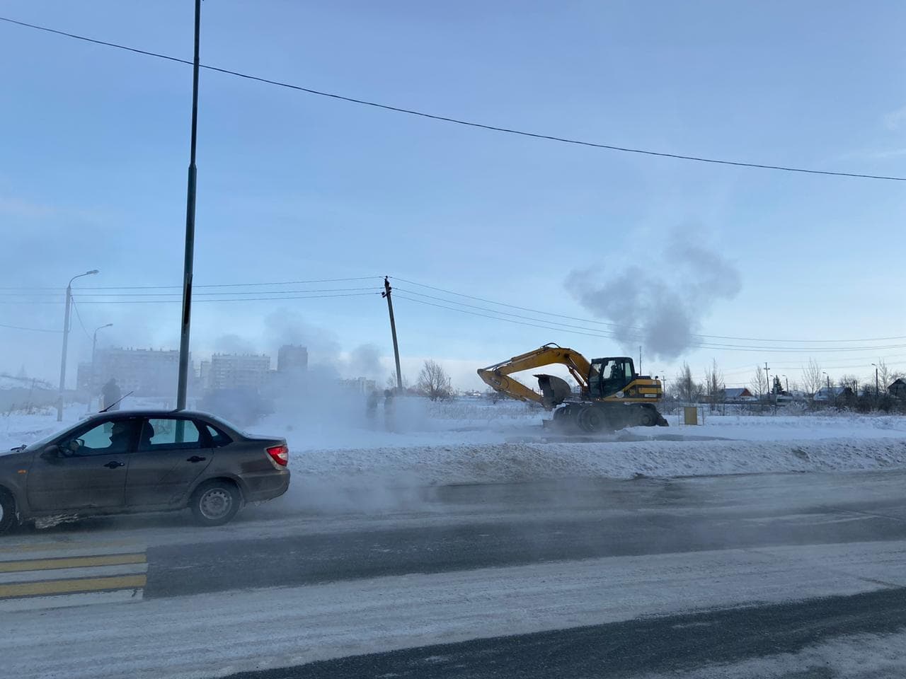 В Челябинске в мороз без тепла остались 14 домов