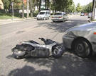 В Челябинске водители автомобилей не пропускают мотоциклистов