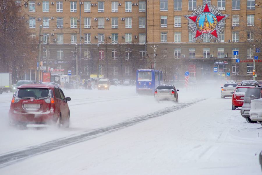 Дороги Челябинской области завалит мокрым снегом*1
