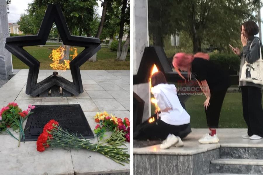 За жарку сосисок на Вечном огне в Сатке наказали школьниц и их родителей