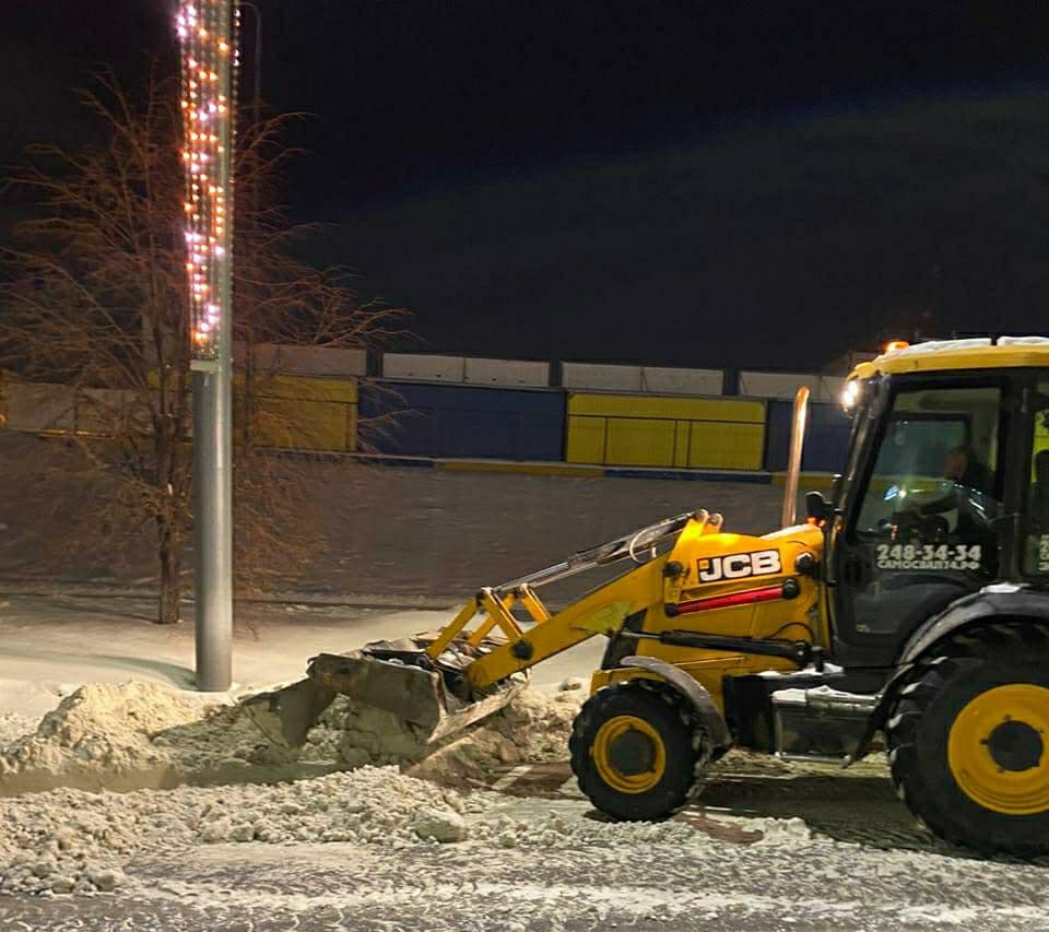 Из Челябинска за ночь вывезли более 2,6 тысяч тонн снега