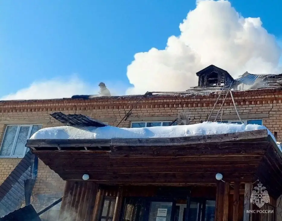 В Верхнем Уфалее произошёл пожар на складе трикотажной фабрики*