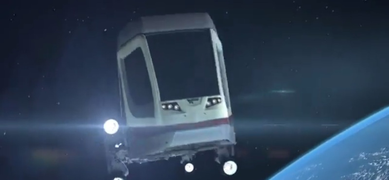 Глава Роскосмоса «отправил» на околоземную орбиту южноуральский трамвай