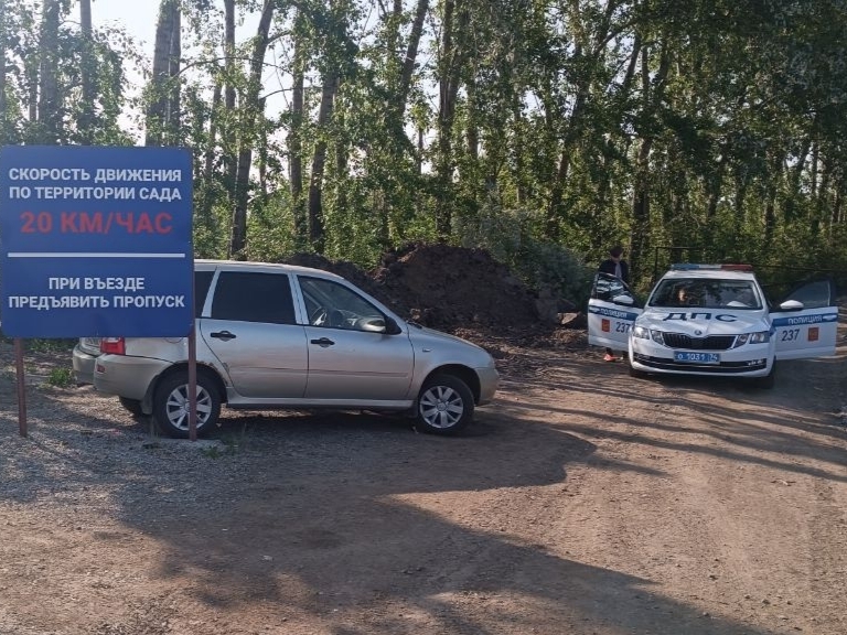 Пьяный угонщик устроил ДТП на въезде в СНТ Челябинска*