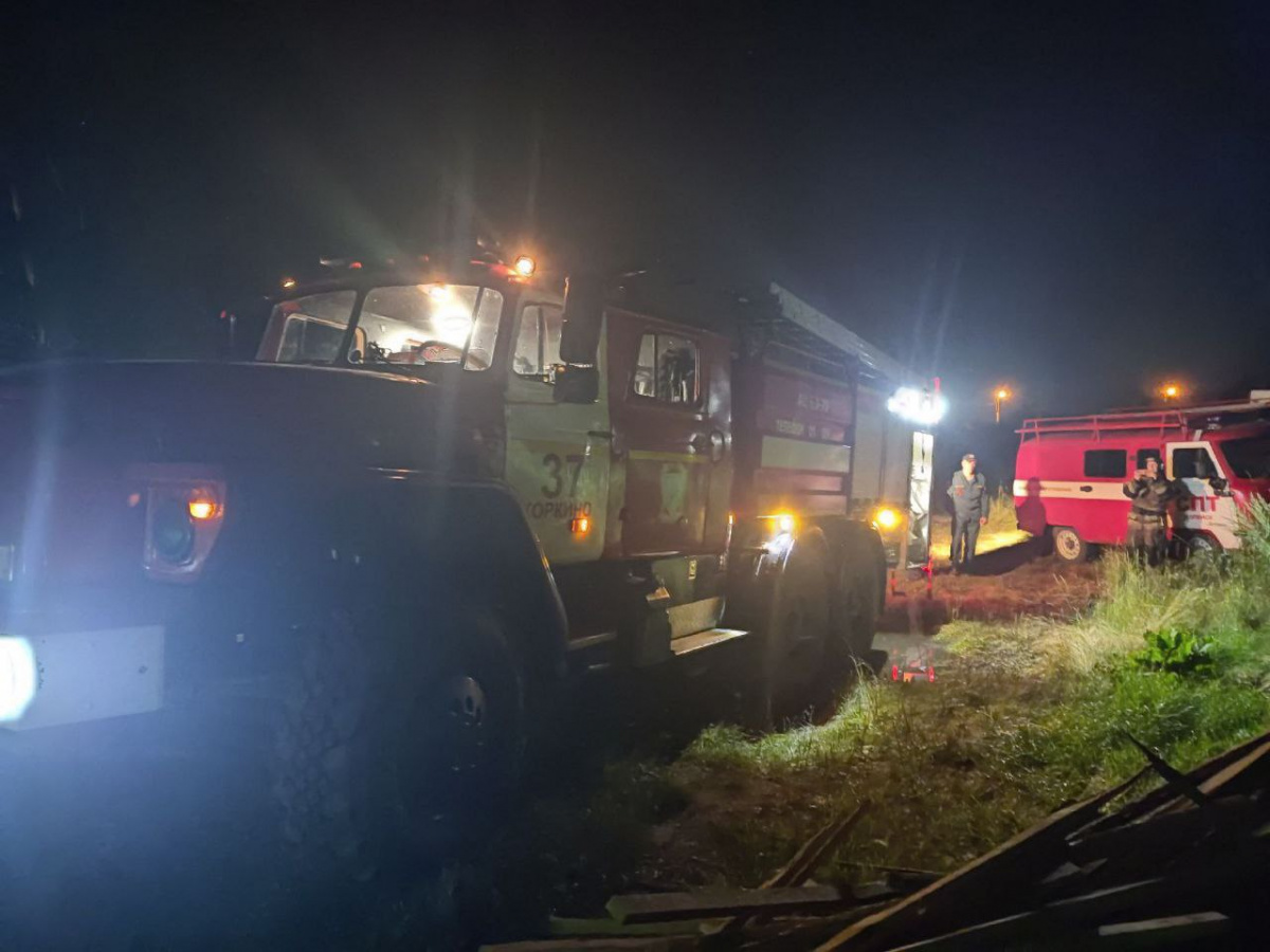 Два человека погибли во время пожара в СНТ Челябинской области*