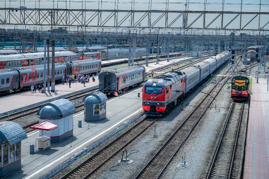 Сход электровозов с рельсов произошел в Челябинской области*1