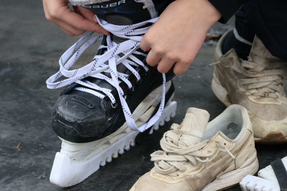 Каток в челябинском городском саду имени Пушкина прекратит свою работу*