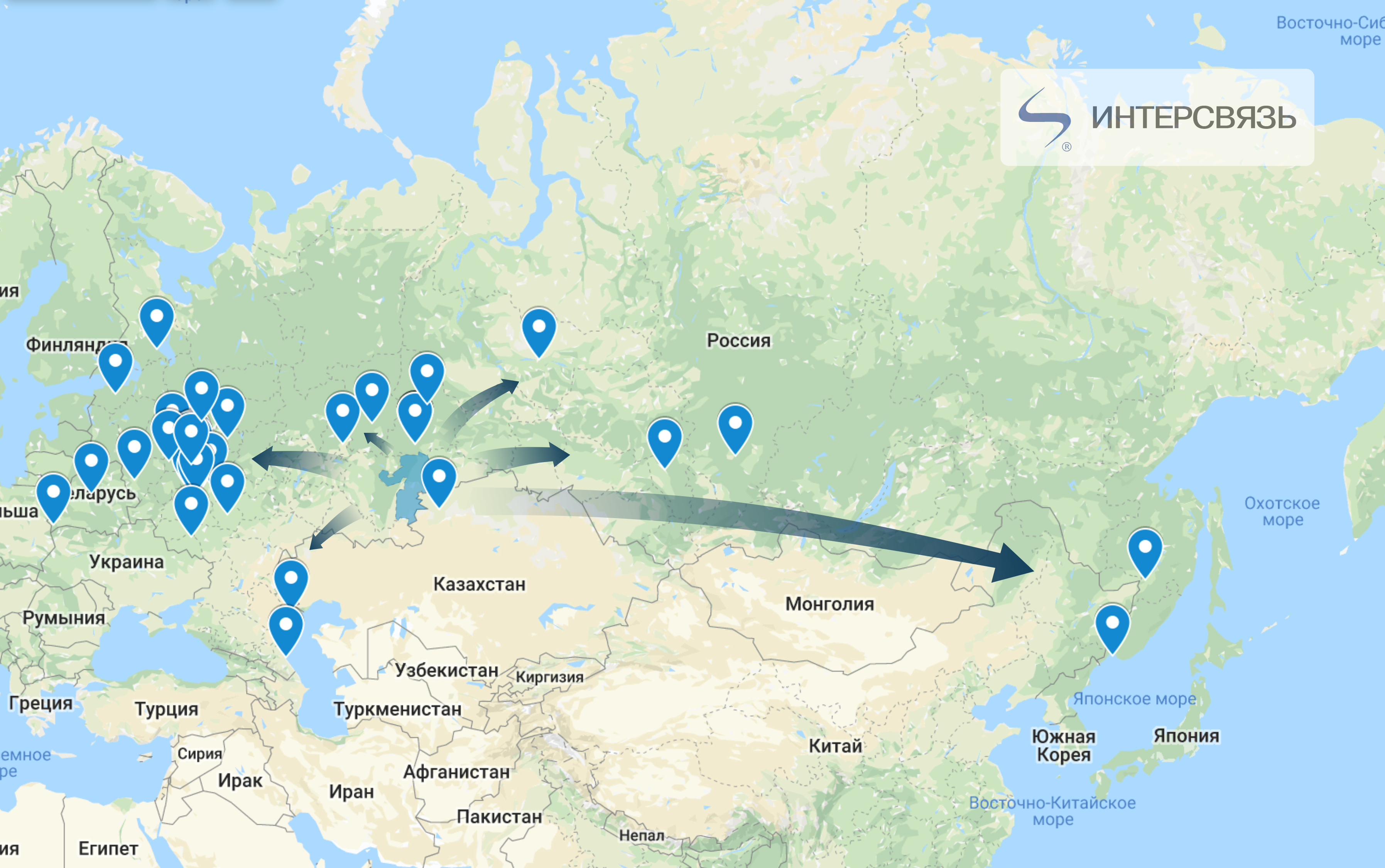 Покрытие интерсвязь карта челябинск