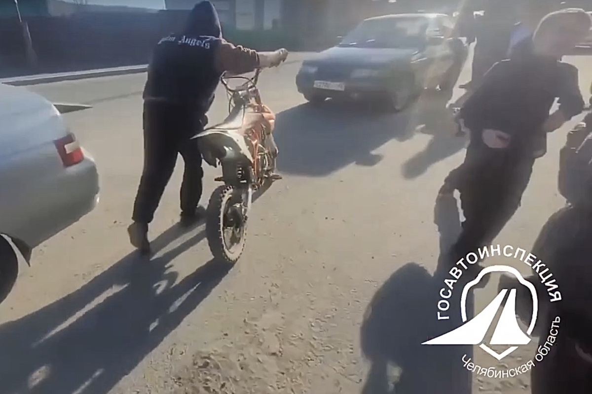 Пятерых детей на питбайках поймали за сутки полицейские Челябинской области*